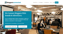 Desktop Screenshot of bloggersconnected.com